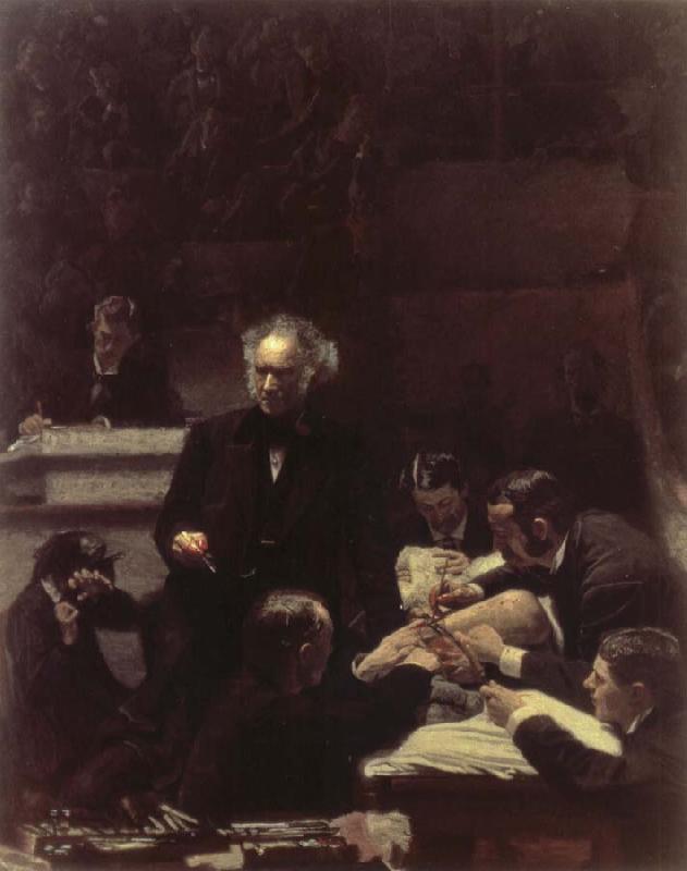 Thomas Eakins The clinic of dr. Majorities